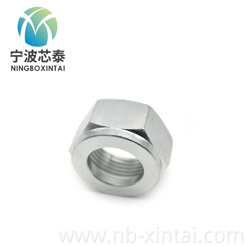 OEM Jic Female 74 Degree Plug Fittings Metric Flat Hex Nut for Hydrauic Fitting Price ODM